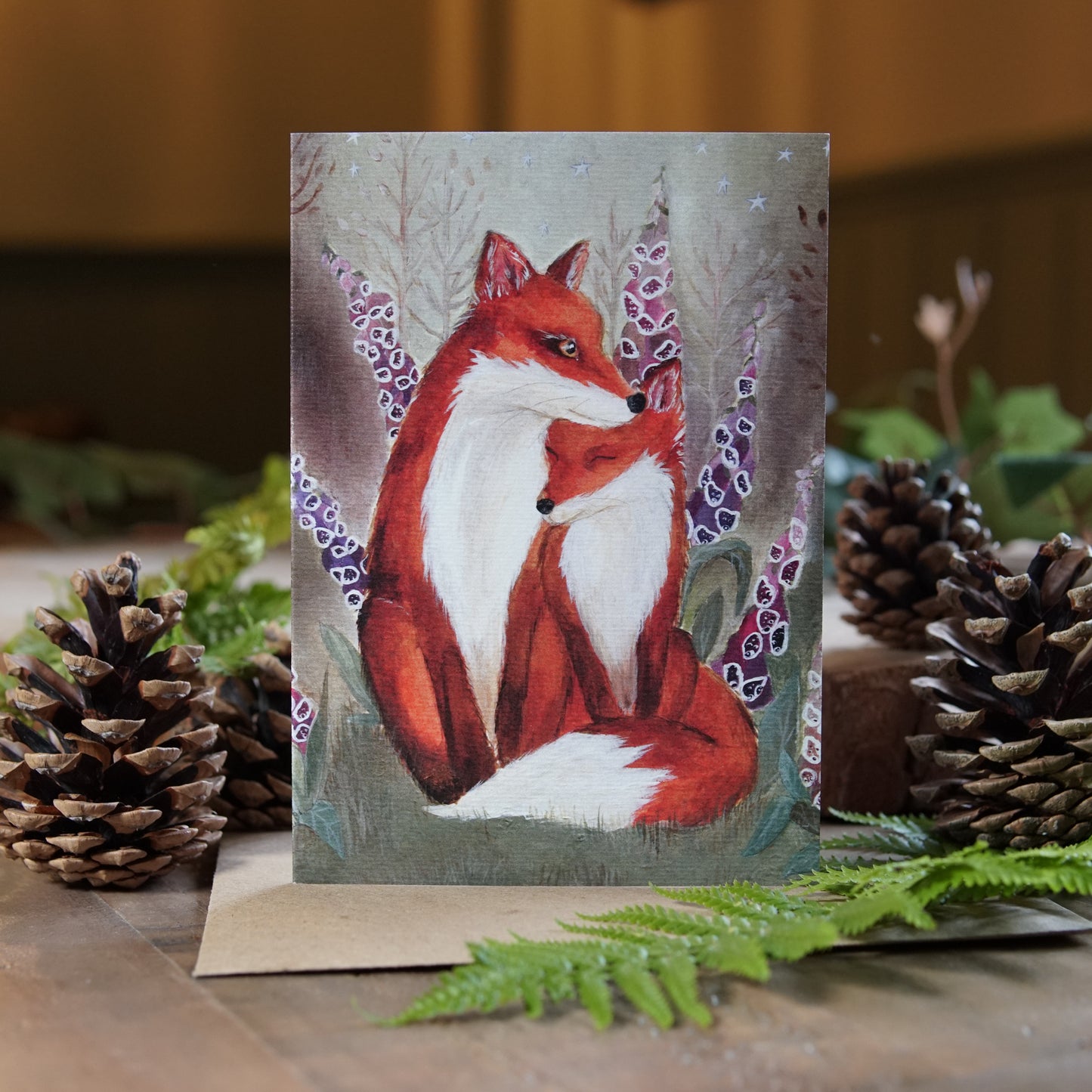 Foxglove Forest | Woodland Magic Greeting Card