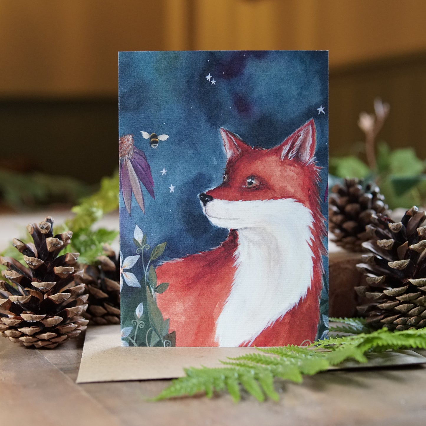 Fox & Bee | Woodland Magic Greeting Card