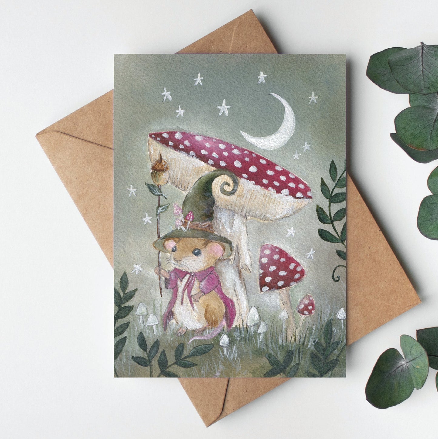 Whimsical Mouse Greeting Card | Adventure | Everyday and Birthday Greeting Card