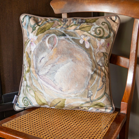 Cosy | Harvest Mouse Nest Velvet Cushion