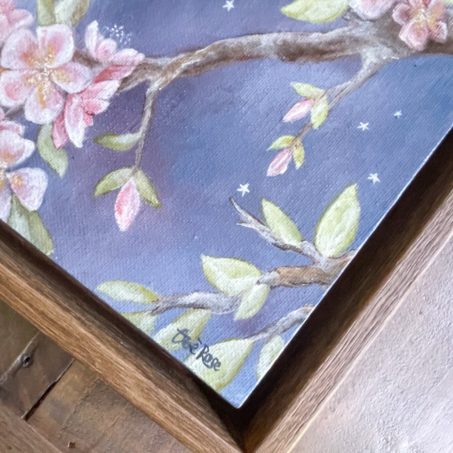 Storyteller | Robins | Framed Original Canvas