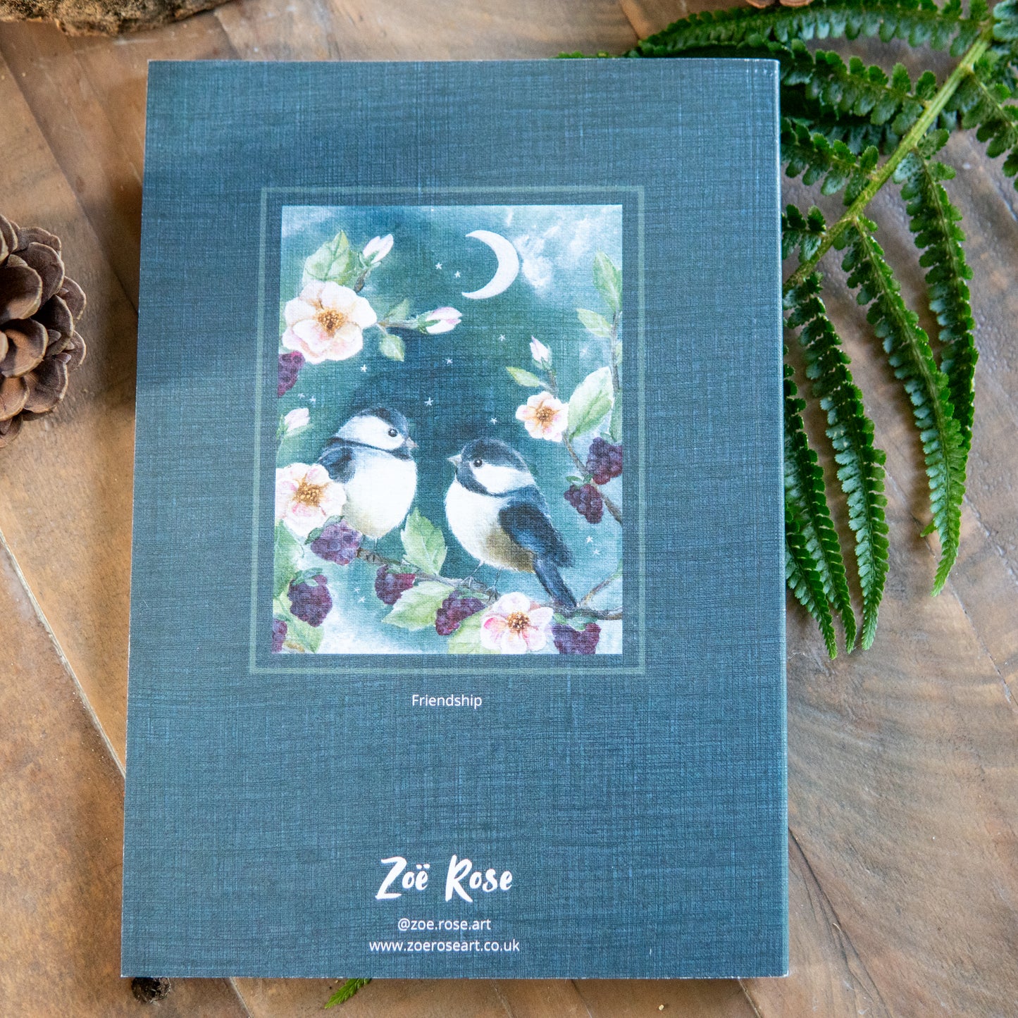 Coal Tit Stationery | A5 Perfectly Bound Notebook Journal