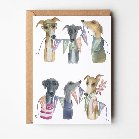 Whippet Birthday Card | Happy Birthday