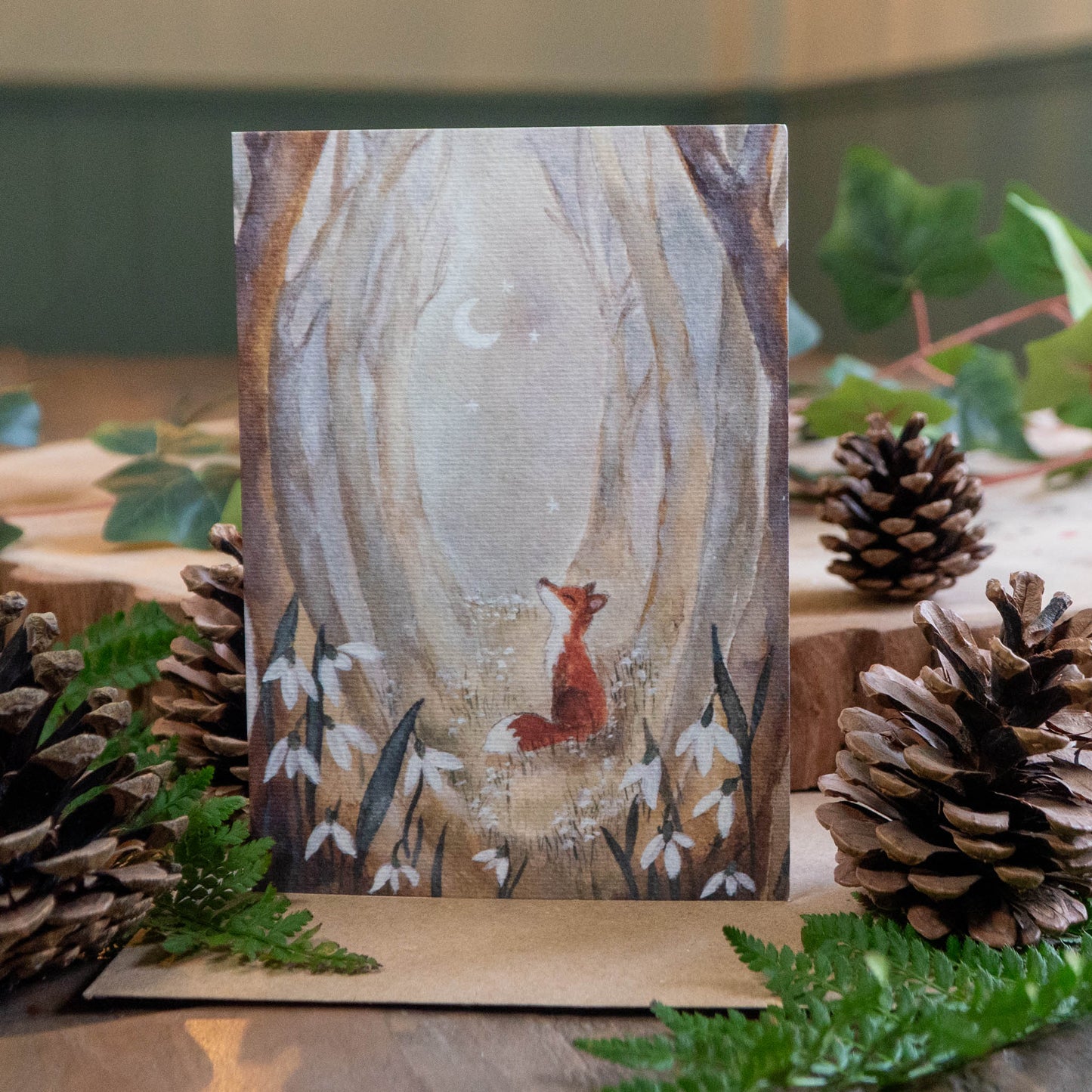Whimsical Fox Greeting Card  | Dreamer | Everyday and Birthday Greeting Card