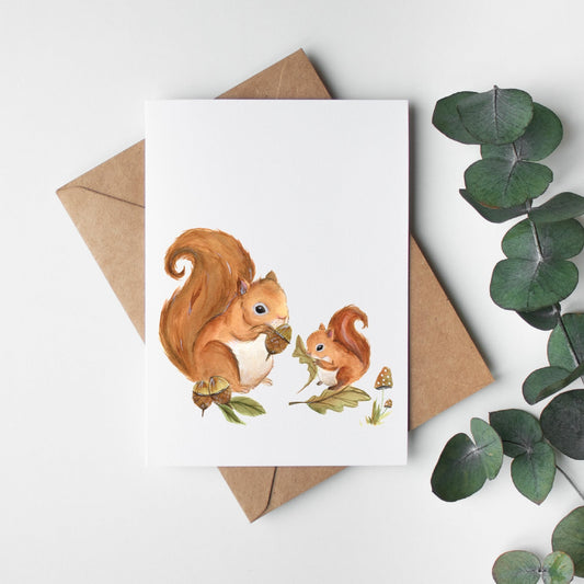 Squirrel Greeting Card | Harvest