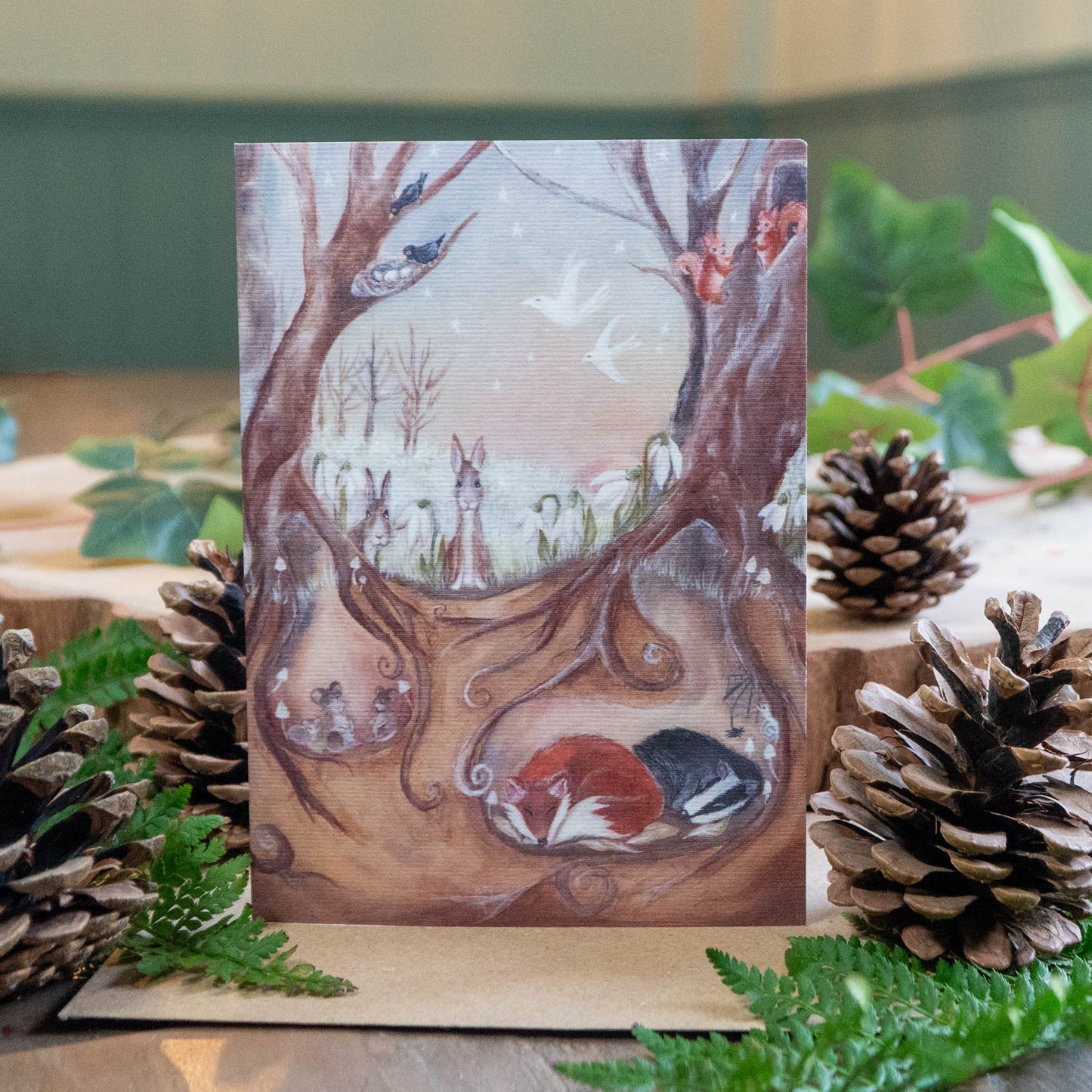 Imbolc | Woodland Magic Greeting Card | Winters Rest